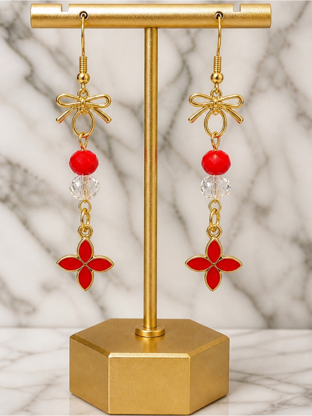 American Honey Drop Earrings